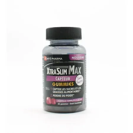 Forté Pharma XtraSlim Max Capteur Gummies 60 gommes - Univers Pharmacie