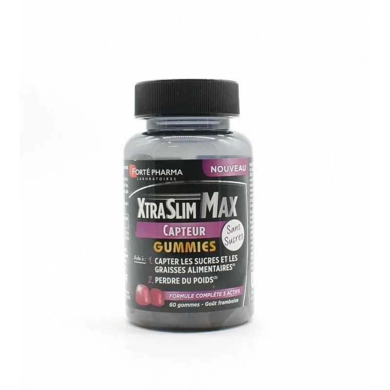 Forté Pharma XtraSlim Max Capteur Gummies 60 gommes - Univers Pharmacie