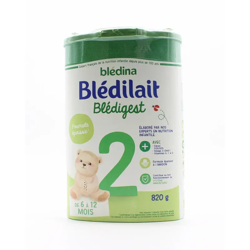 Blédina Blédilait Blédigest 2 820g - Univers Pharmacie