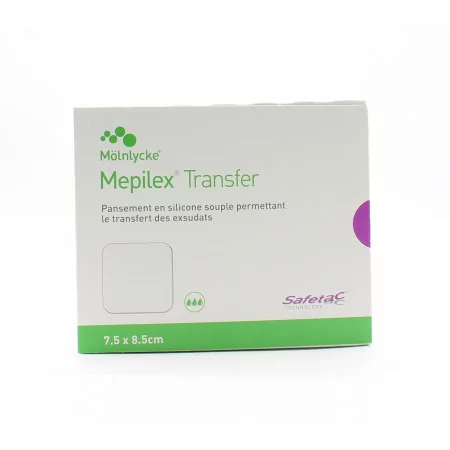 Mepilex Transfer Pansements 7,5X8,5cm 10 pièces - Univers Pharmacie