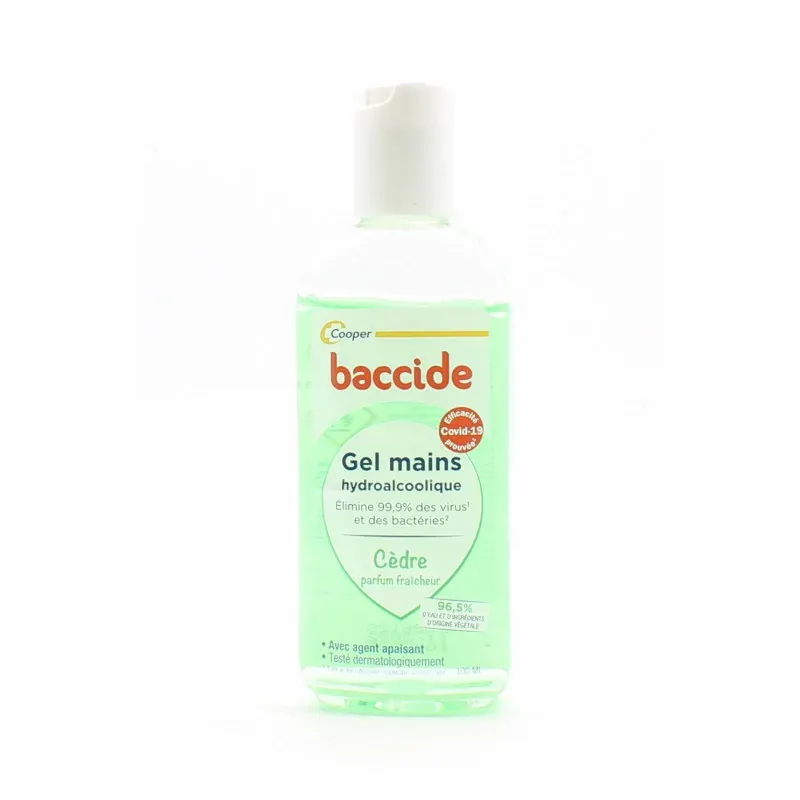 Baccide Gel Mains Hydroalcoolique Cèdre 100ml - Univers Pharmacie