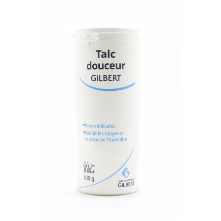 Gilbert Talc Douceur 100g - Univers Pharmacie