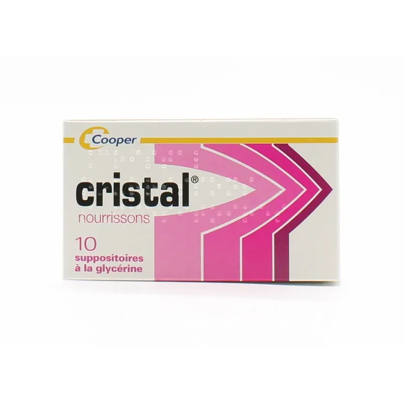 Cooper Cristal Nourrissons 10 suppositoires - Univers Pharmacie