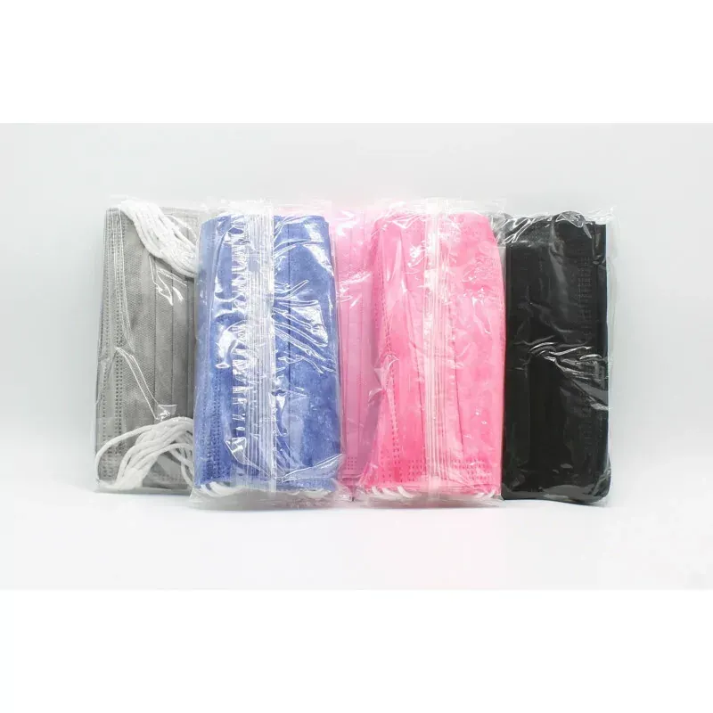 Masques Chirurgicaux Colorés 50 pièces - Univers Pharmacie