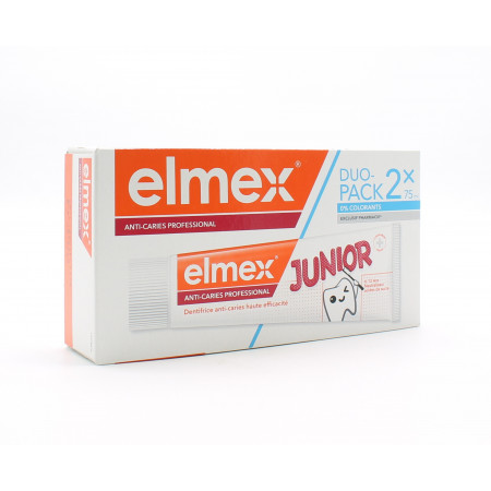 Elmex Anti-caries Professional Junior Dentifrice 2X75ml - Univers Pharmacie