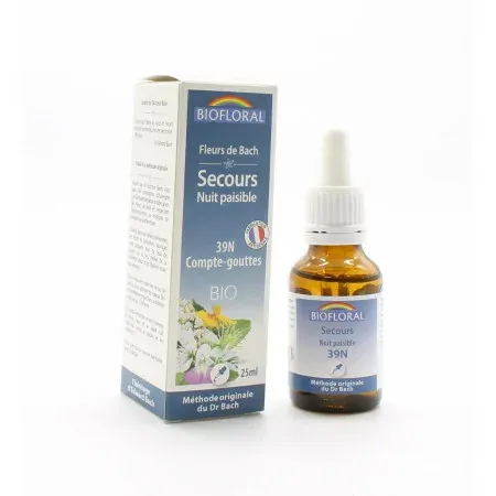 Biofloral Fleurs de Bach Bio Secours Nuit Paisible...