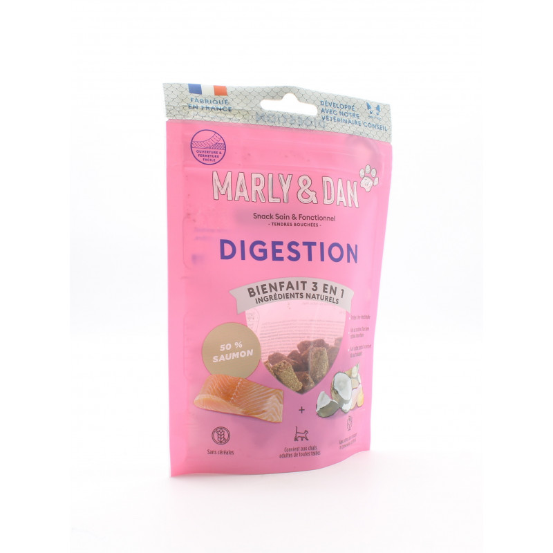 Marly & Dan Digestion Snack Chats 80g - Univers Pharmacie