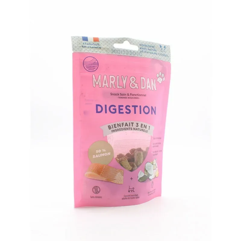 Marly & Dan Digestion Snack Chats 80g - Univers Pharmacie