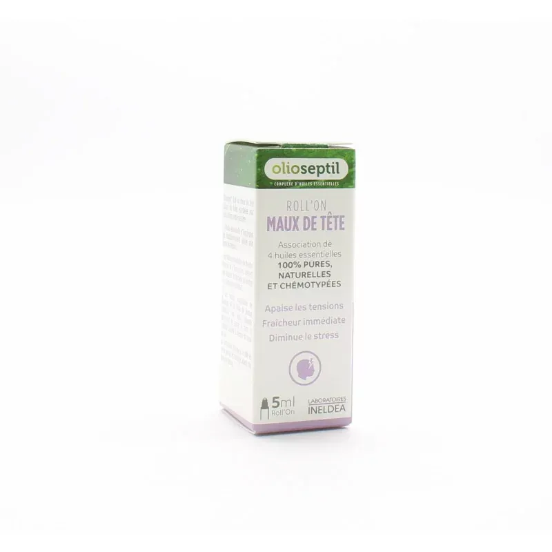 Olioseptil Roll On Maux de Tête 5ml - Univers Pharmacie