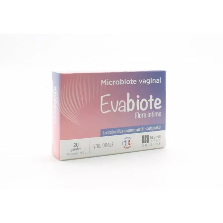 Evabiote Flore Intime 20 gélules - Univers Pharmacie