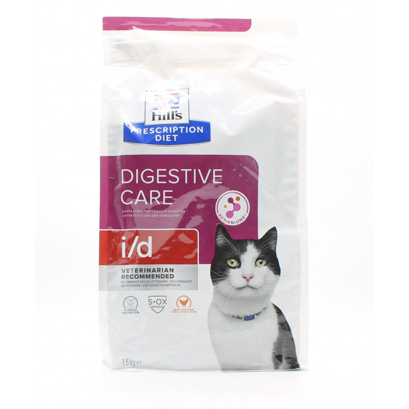 Hill's Prescription Diet Digestive Care i/d Chat Poulet 1,5kg - Univers Pharmacie Hill's Prescription Diet Digestive Care i/d Chat Poulet 1,5kg - Univers Pharmacie