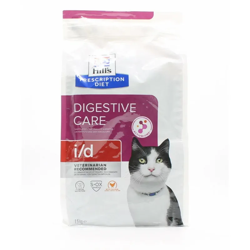 Hill's Prescription Diet Digestive Care i/d Chat Poulet 1,5kg - Univers Pharmacie