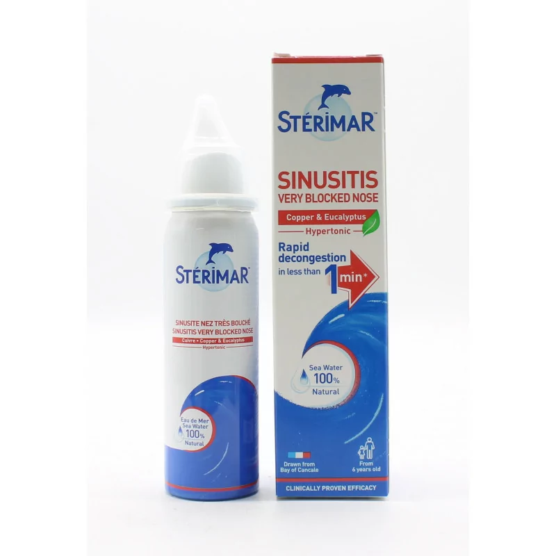 Stérimar sinusite nez très bouché 50 ml
