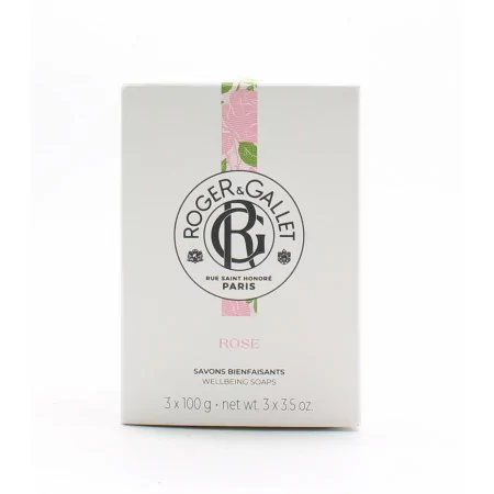 Roger&Gallet Savon Bienfaisant Rose 3X100g