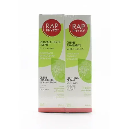 Rap Phyto Crème Apaisante Jambes Légères 2X100ml