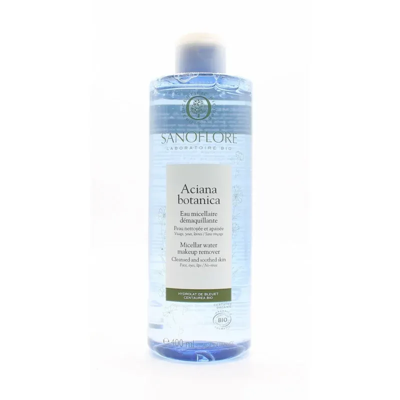 Sanoflore Aciana Botanica Eau Micellaire Démaquillante 400ml - Univers Pharmacie