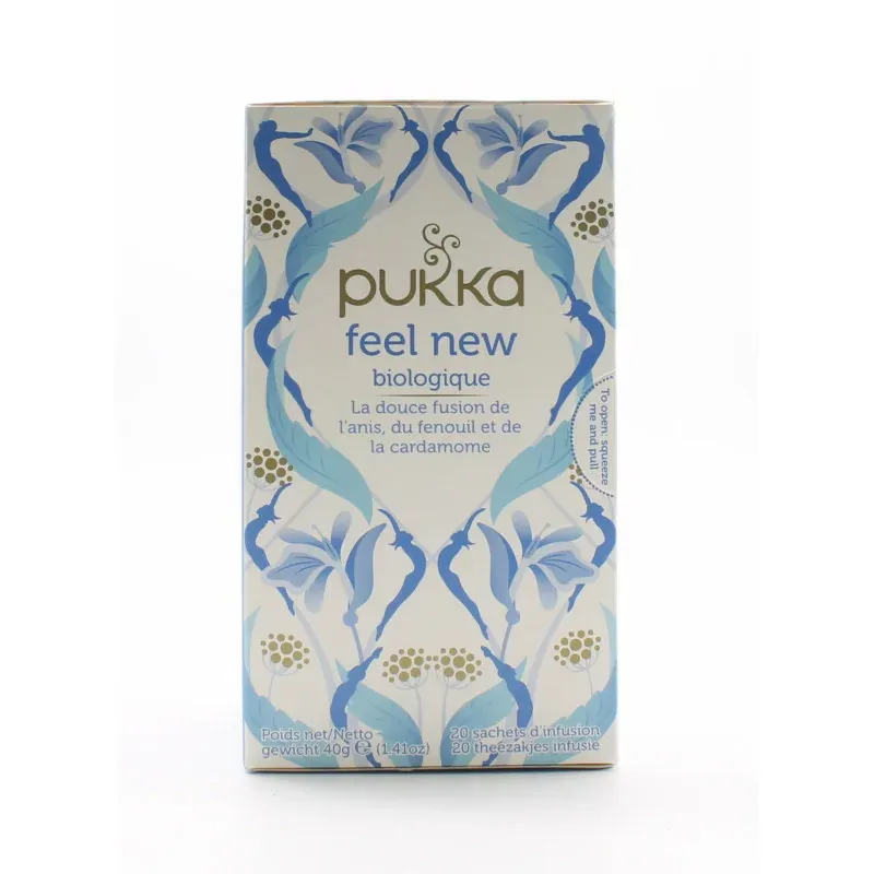 Pukka Feel New Biologique 20 sachets - Univers Pharmacie
