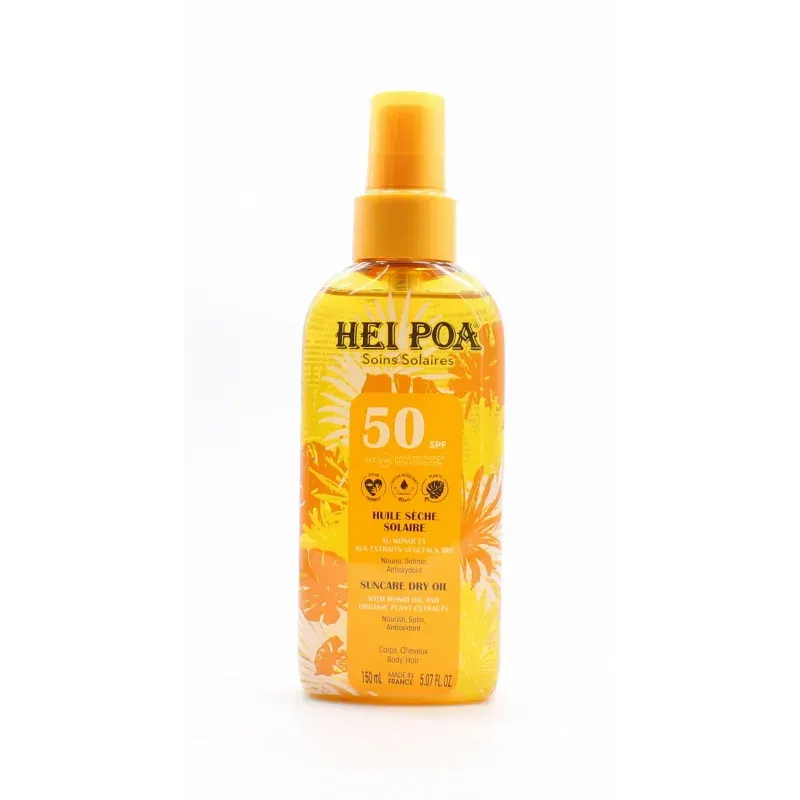 Hei Poa Huile Sèche Solaire SPF50 150ml
