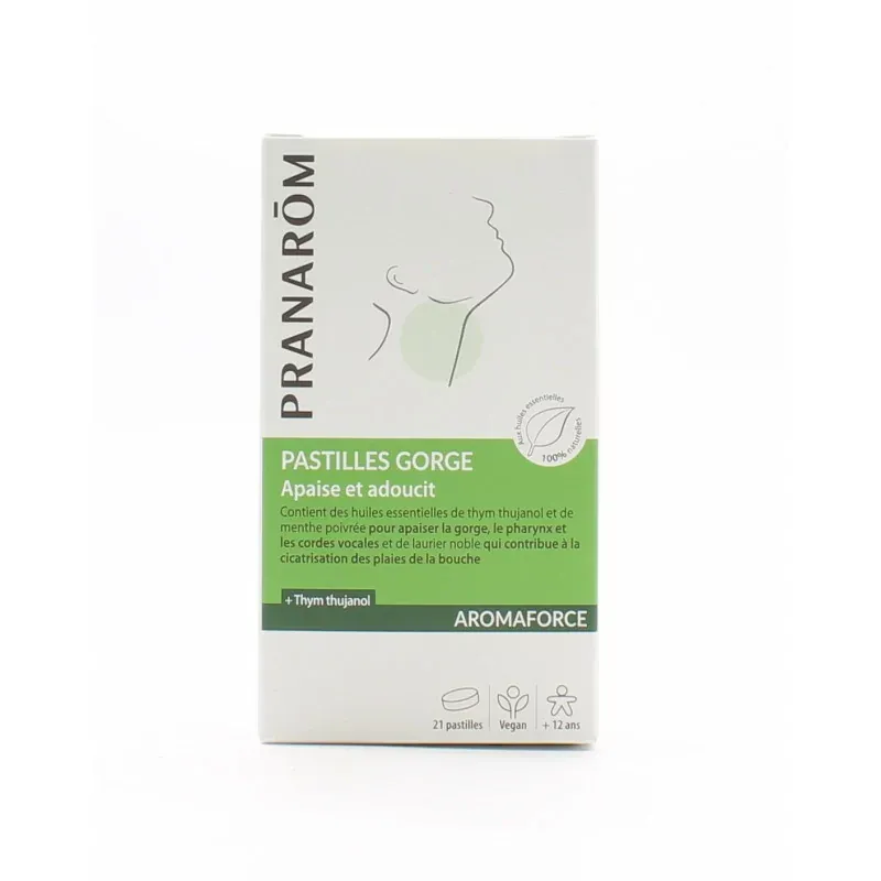 Pranarôm Aromaforce Pastilles Gorge X21