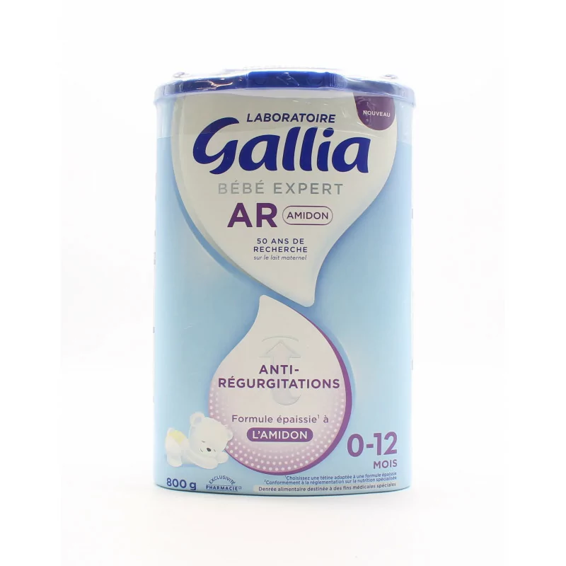 Gallia AR Amidon lait anti régurgitations - Formule épaissie