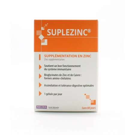 Suplezinc 60 gélules