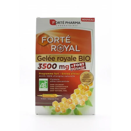 Forté Pharma Forté Royal Gelée Royale Bio 3500mg 10 ampoules