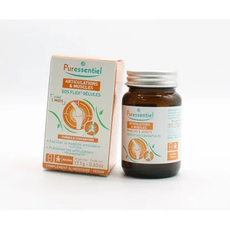 Puressentiel Muscles & Joints SOS Flex 30 capsules - Univers Pharmacie