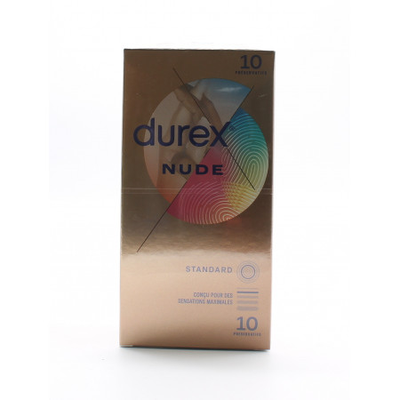 Durex Préservatifs Nude X10 - Univers Pharmacie