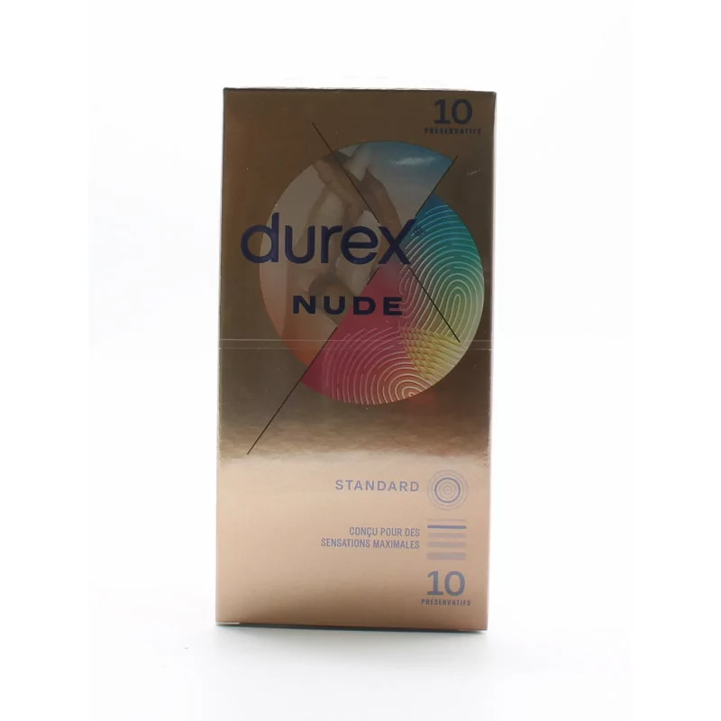 Durex Préservatifs Nude X10 - Univers Pharmacie
