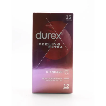 Durex Préservatifs Feeling Extra X12 - Univers Pharmacie