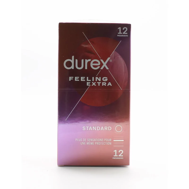 Durex Préservatifs Feeling Extra X12 - Univers Pharmacie