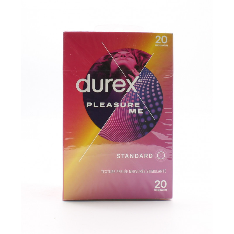 Durex Préservatifs Pleasure Me X20 - Univers Pharmacie Durex Préservatifs Pleasure Me X20 - Univers Pharmacie