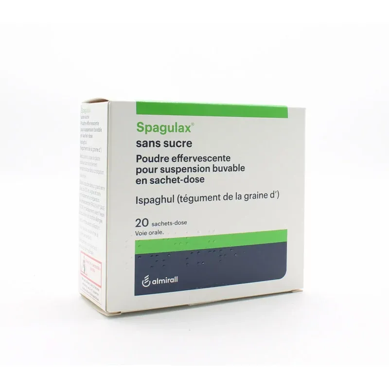 Spagulax Suspension Buvable sans sucre 20 sachets - Univers Pharmacie