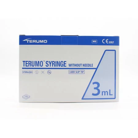 Terumo Seringues sans Aiguille 3ml X100 - Univers Pharmacie
