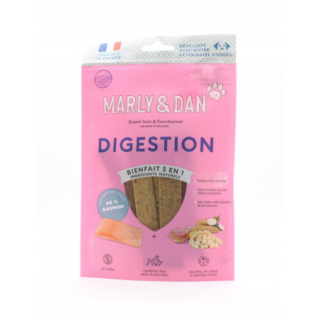 Marly & Dan Digestion Snack Chiens 80g - Univers Pharmacie