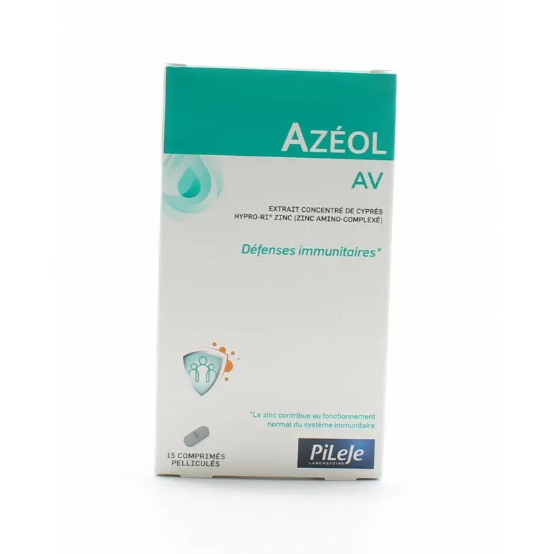PiLeJe Azéol AV 15 comprimés pelliculés - Univers Pharmacie