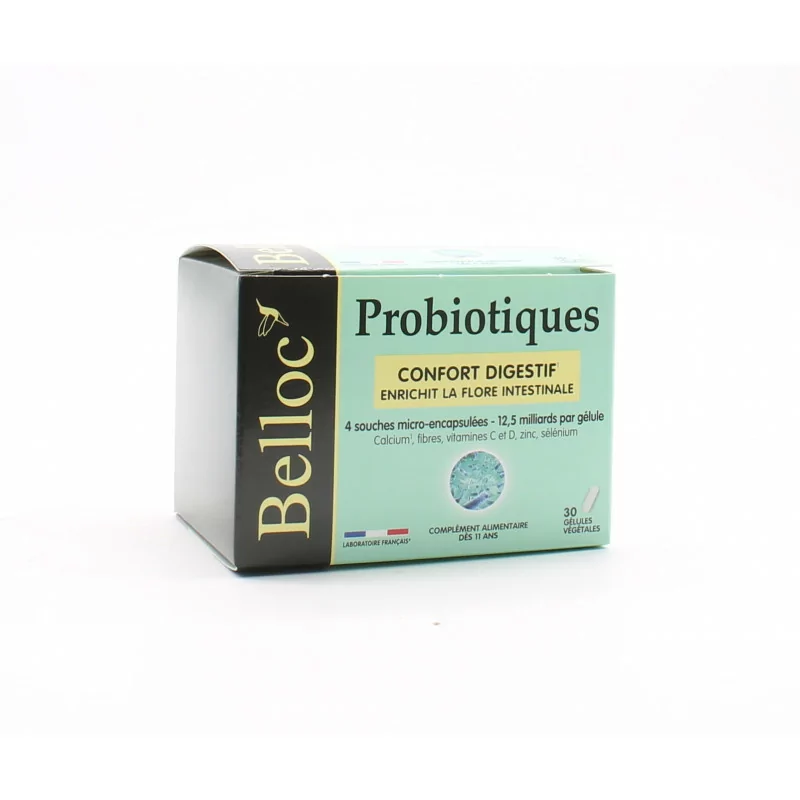 Belloc Probiotiques Confort Digestif 30 gélules - Univers Pharmacie