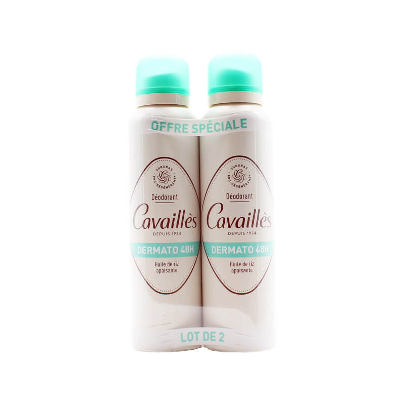 Rogé Cavaillès Déodorant Dermato 48H 2X150ml - Univers Pharmacie Rogé Cavaillès Déodorant Dermato 48H 2X150ml - Univers Pharmacie