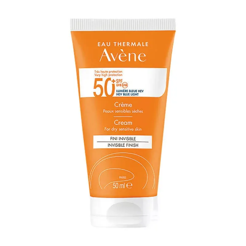 Avène Crème SPF50+ Lumière Bleue Fini Invisible 50ml - Univers Pharmacie