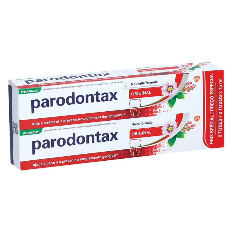 Parodontax Dentifrice Original 2X75ml - Univers Pharmacie