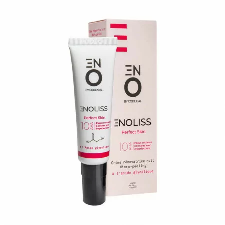 Codexial Enoliss Perfect Skin 10 AHA Crème Rénovatrice Nuit Micro-peeling 30ml - Univers Pharmacie