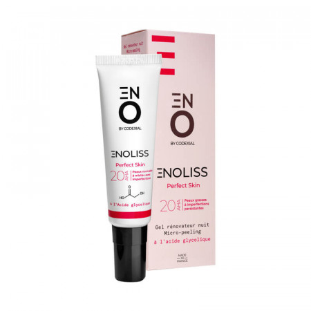 Enoliss Perfect Skin 20 AHA Gel Rénovateur Nuit Micro-peeling 30ml - Univers Pharmacie