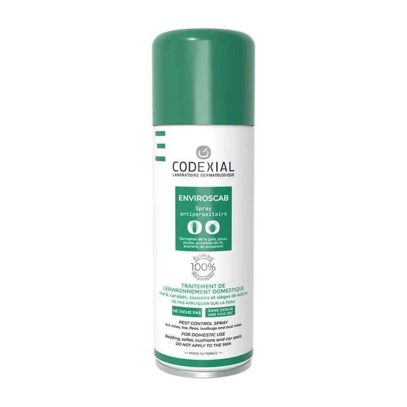 Codexial Enviroscab Aérosol Antiparasitaire 200ml - Univers Pharmacie