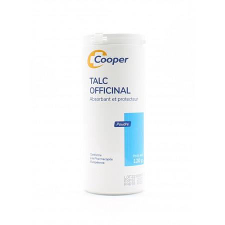 Cooper Talc Officinal Baby Soin 120g - Univers Pharmacie