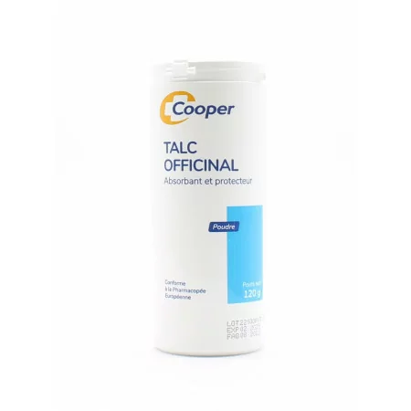 Cooper Talc Officinal 120g - Univers Pharmacie