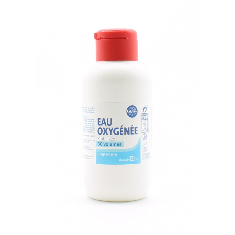 Gifrer Eau Oxygénée Stabilisée 30 volumes 125ml - Univers Pharmacie Gifrer Eau Oxygénée Stabilisée 30 volumes 125ml - Univers Pharmacie