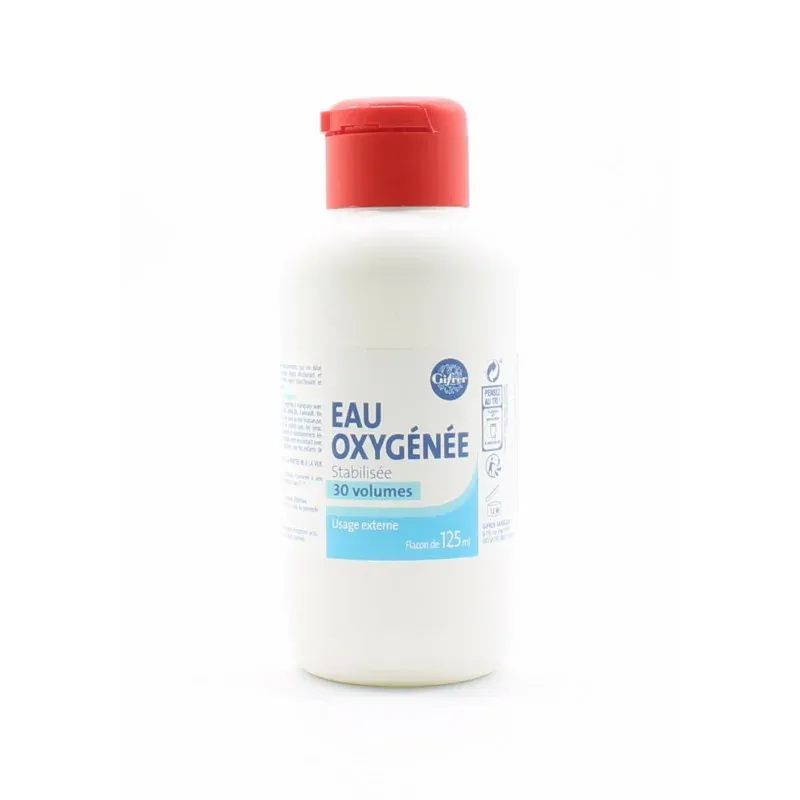 Gifrer Eau Oxygénée Stabilisée 30 volumes 125ml - Univers Pharmacie