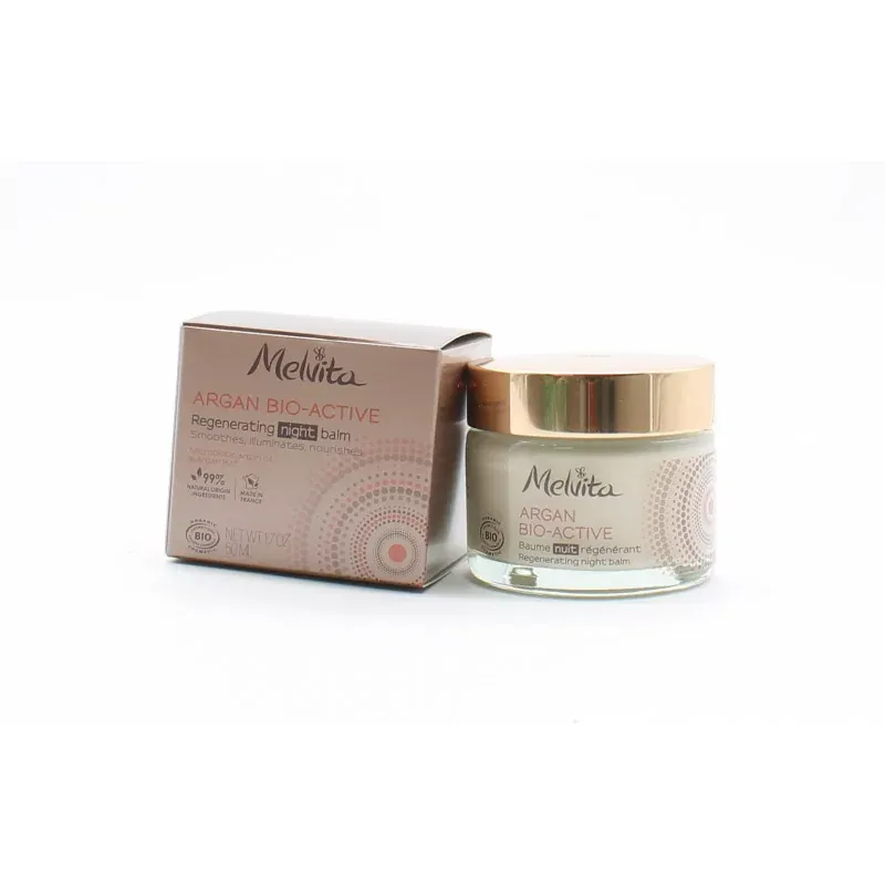Melvita Argan Bio-Active Baume Nuit Régénérant 50ml - Univers Pharmacie
