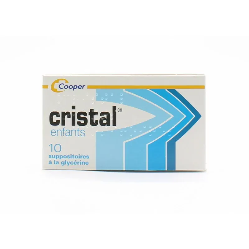 Cooper Cristal Enfants 10 suppositoires à la glycérine - Univers Pharmacie