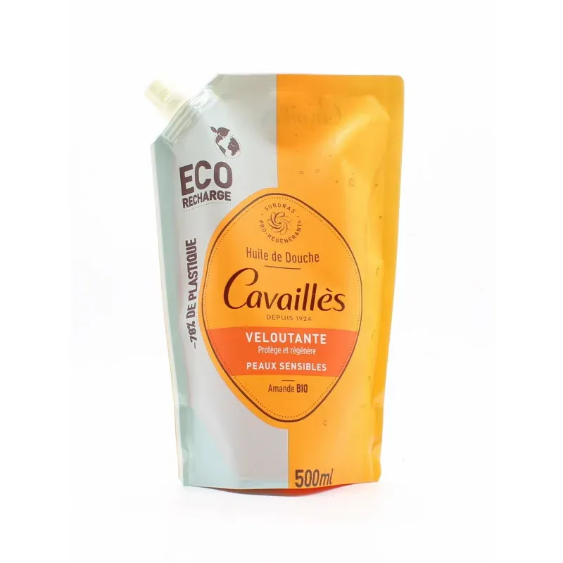 Cavaillès Huile de Douche Veloutante Eco Recharge 500ml Cavaillès Huile de Douche Veloutante Eco Recharge 500ml